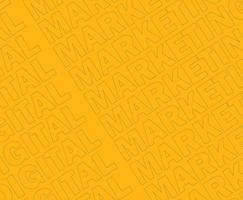 Digital marketing,search engine optimization,yellow background vector