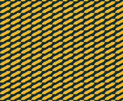 Seamless trendy yellow and dark blue pattern design vector