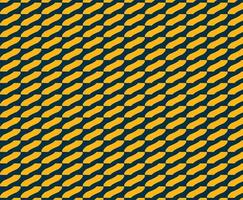 Seamless trendy yellow and dark blue pattern design vector