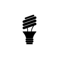 eco lamp vector icon illustration