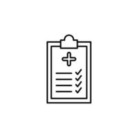 medical, check list vector icon illustration