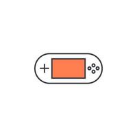 game console vector icon illustration