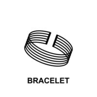 bracelet vector icon illustration