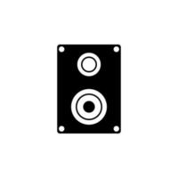 acoustic system vector icon illustration