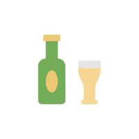 Drinks, goblet vector icon illustration