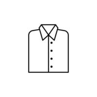 Workplace, shirt vector icon illustration