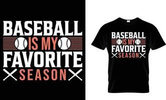 béisbol tipografía camiseta diseño vector