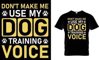 Dog, doggy, paw, pet typography T-Shirt design vector