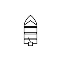 a boat vector icon illustration