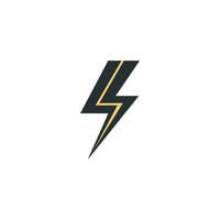 lightning vector icon illustration