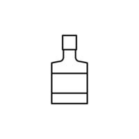 whiskey, Ireland, alcohol vector icon illustration