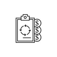 Corporate and business, clipboard vector icon illustration