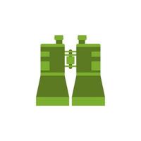 binoculars colored vector icon illustration