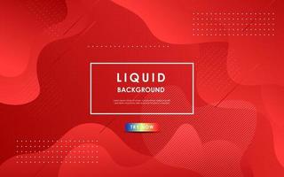 minimal abstract colorful red liquid color gradient, fluid shape geometric with dots background. eps10 vector