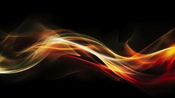 Abstract background with bright glowing fire lines, generate ai photo