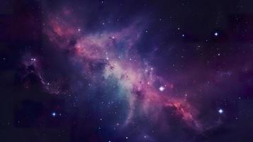 galaxy space wallpaper, in the style of dark violet and light violet, realistic usage of light and color, richly colored skies, realistic textures, generat ai photo