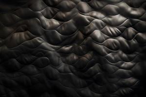 abstract pattern with black leather texture background with clouds photo, in the style of 8k resolution, dark and eerie, generate ai photo