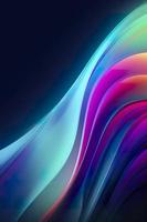 minimal gradient background with flowing lights, neon colors, white and silver, glowing, shiny, sweeping, curving, smooth design, 8k, cinematic, generate ai photo