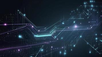 Background technology, futuristic, circuit lines, digital cyberspace, and data network connections, generat ai photo