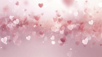 pink hearts on a background, in the style of subtle color gradations, ai yazawa, romantic scenes, light red, lovecore, yukimasa ida, generat ai photo