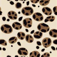 modelo de leopardo lugares en un beige antecedentes. generativo ai. foto