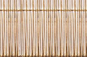 Bamboo style old fence, dirty bamboo surface background . photo