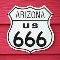 Arizona US 666 route sign photo