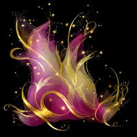 Abstract multicolor paint splash explosion on black background, Abstract swirling background, Watercolor glitter texture, photo