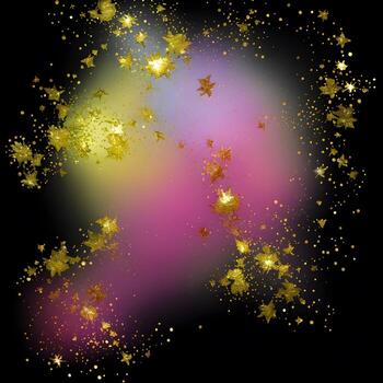 Abstract multicolor paint splash explosion on black background, Abstract swirling background, photo