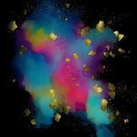 Abstract watercolor glitter background, Watercolor splash painting texture, Abstract luxury texture, Acrylic liquid glitter texture, photo
