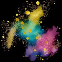 Abstract watercolor glitter background, Watercolor splash painting texture, Abstract luxury texture, Acrylic liquid glitter texture, photo