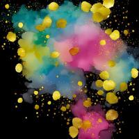 Abstract watercolor glitter background, Watercolor splash painting texture, Abstract luxury texture, Acrylic liquid glitter texture, photo