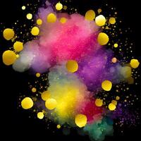 Abstract watercolor glitter background, Watercolor splash painting texture, Abstract luxury texture, Acrylic liquid glitter texture, photo