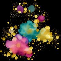 Abstract watercolor glitter background, Watercolor splash painting texture, Abstract luxury texture, Acrylic liquid glitter texture, photo