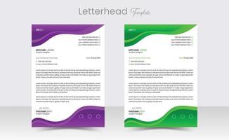 corporate modern letterhead design template. creative modern letterhead design template for your project. letterhead, letterhead, Business letterhead design. Pro Vector