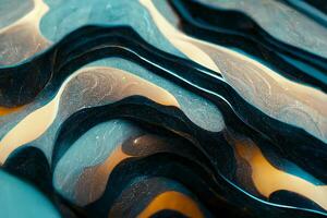 close up view of a wavy surface. . photo