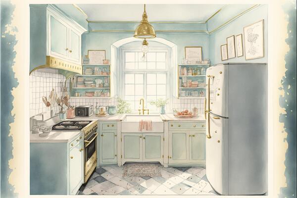 Watercolor Kitchen Stock Photos, Images and Backgrounds for Free Download