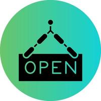 diseño de icono de vector abierto