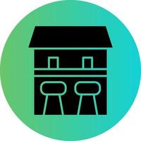 Bar Counter Vector Icon Design