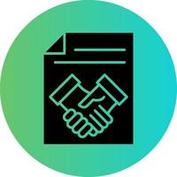 Agreement Vector Icon Design