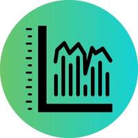 Graph Vector Icon Design