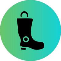 Firefighter Boots Vector Icon Design