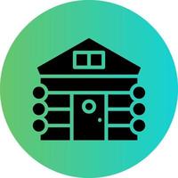 Cabin Vector Icon Design