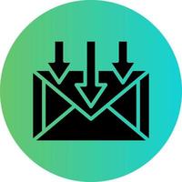 Inbox Vector Icon Design