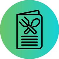 Menu Card Vector Icon Design