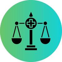 Health Law Vector Icon Design