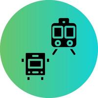 Public Transport Vector Icon Design