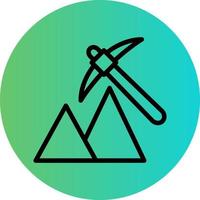 Mining Vector Icon Design