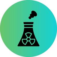 Nuclear Energy Vector Icon Design