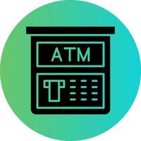 Atm Machine Vector Icon Design